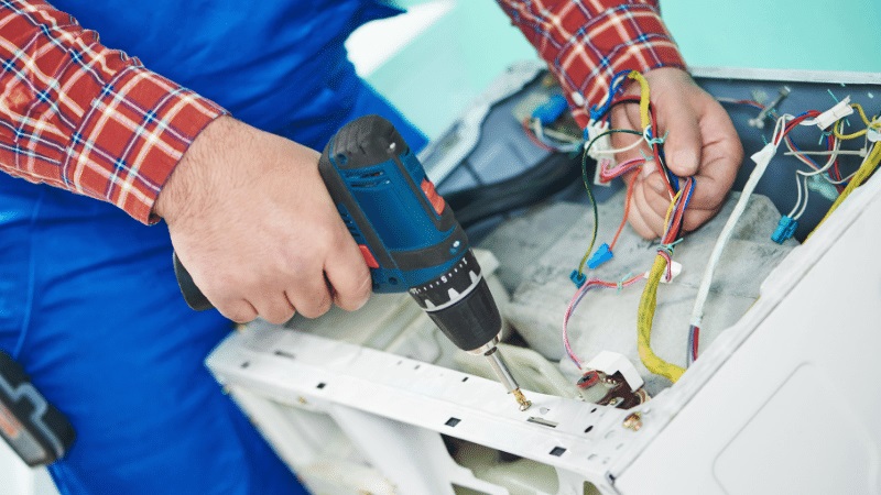 Soma Esty Esty çamaşır makinesi kart tamiri – Su almama arızası orijinal parça ile giderildi. - Teknik servis örneği